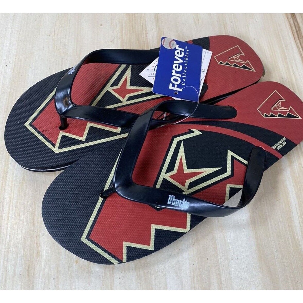 Arizona Diamondbacks MLB Baseball Flip‎ Flops Team Logo NWT Various Sizes Unisex